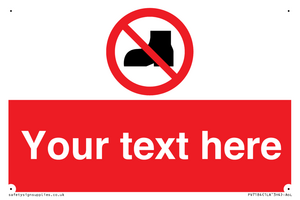 Custom No outdoor footwear